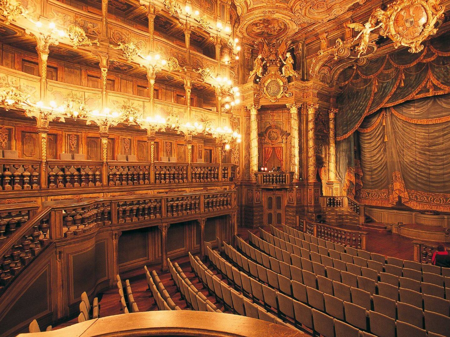 El impresionante Teatro de la Ópera del Margrave.