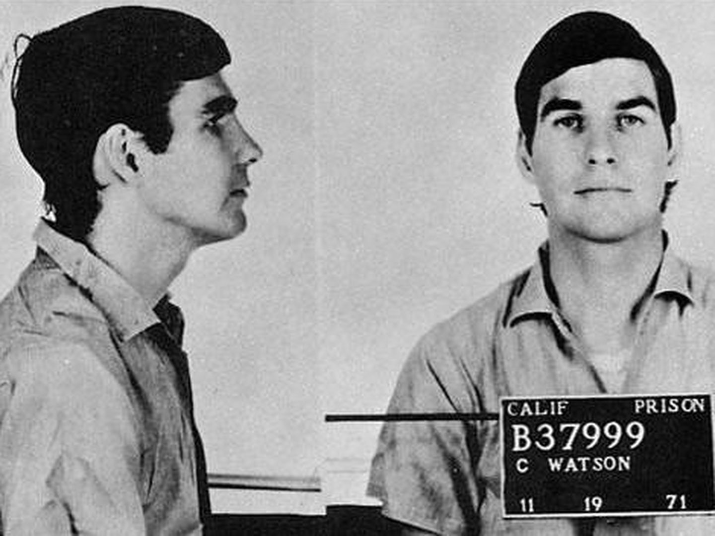 Foto policial de Tew Watson tomada en la prisión de California en 1971. (C.C.)