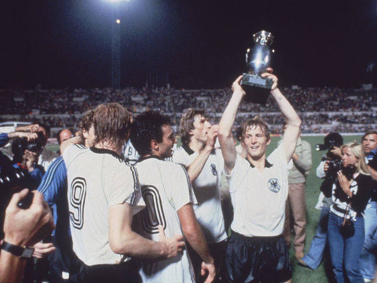 La RFA ganó la Eurocopa de 1980. (UEFA)