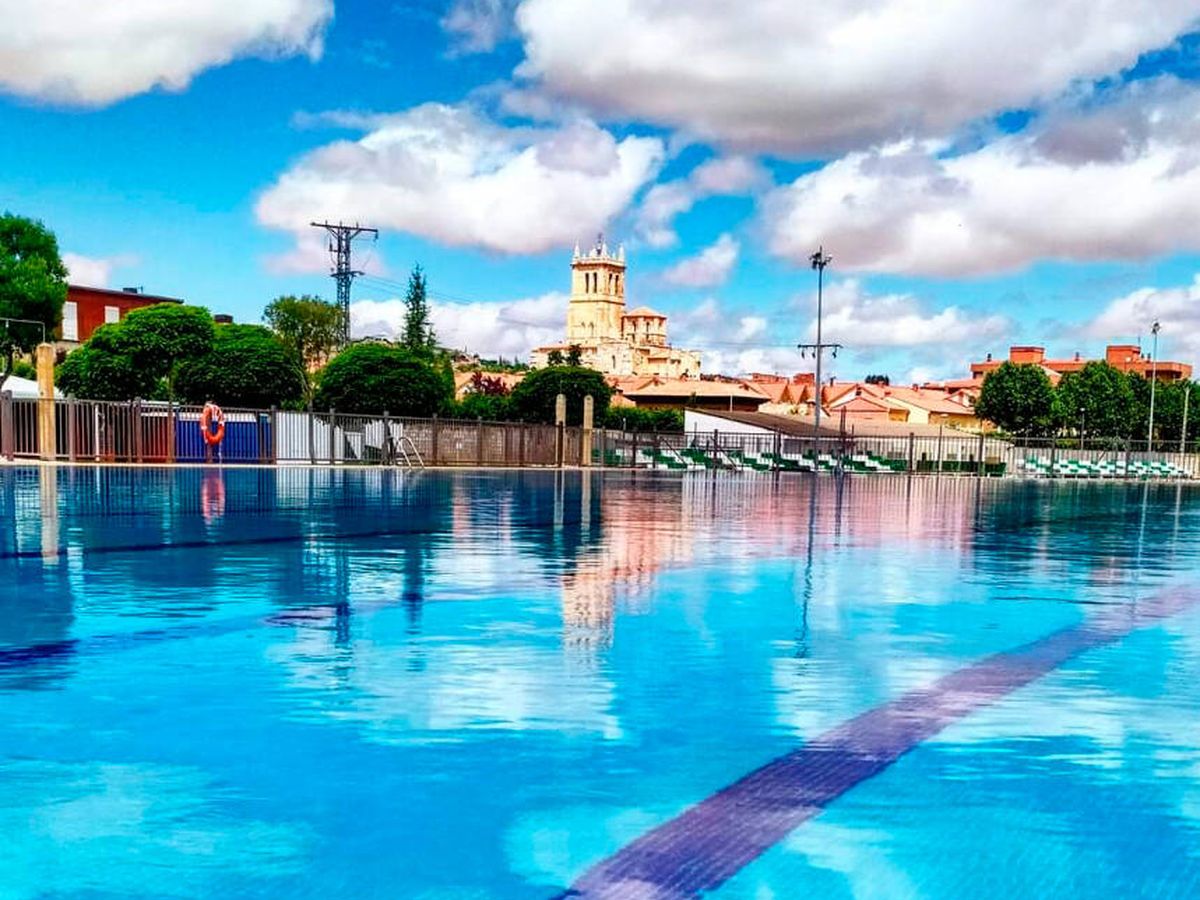 Foto: La piscina de Villamuriel de Cerrato, donde sucedieron los hechos (R. Casao)
