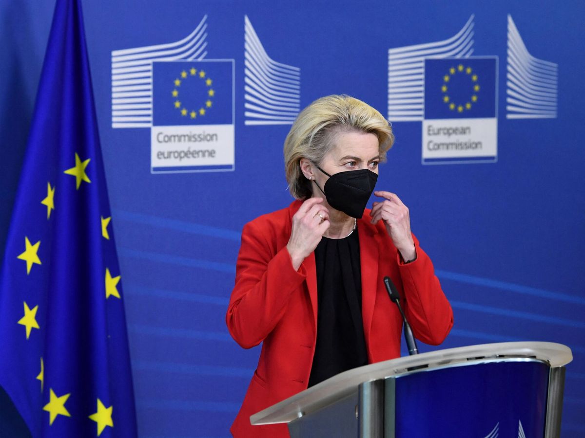 Foto: La presidenta de la Comisión Europea, Ursula von der Leyen. (Reuters/Pool/John Thys)