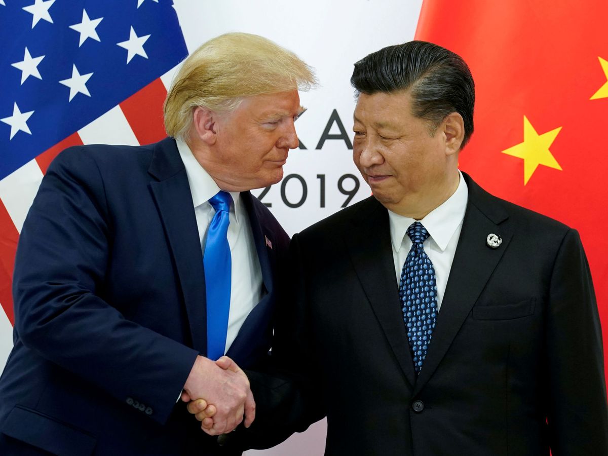 Foto: Trump y Xi estrechan sus manos en una imagen de archivo. (Reuters)