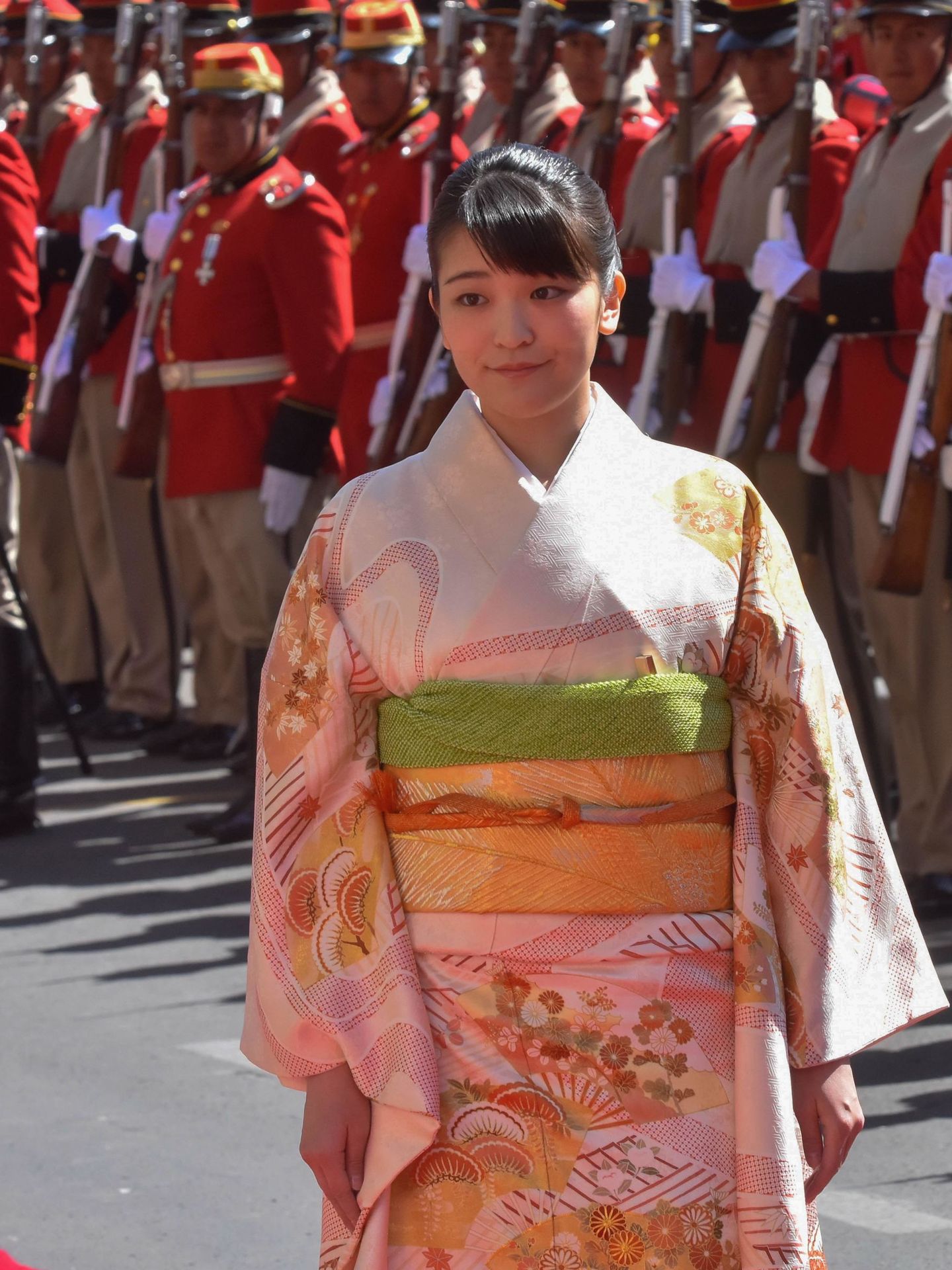 La princesa Mako de Japón durante un viaje a Bolivia. (EFE)