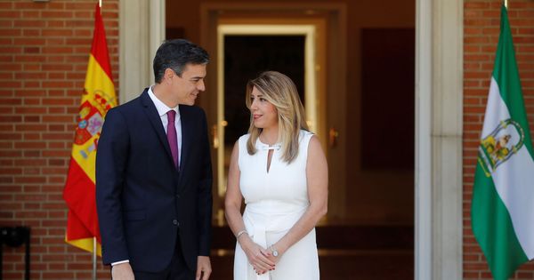 Foto: El presidente del Gobierno, Pedro Sánchez, y la presidenta de la Junta de Andalucía, Susana Díaz, el pasado 23 de julio en La Moncloa. (EFE)