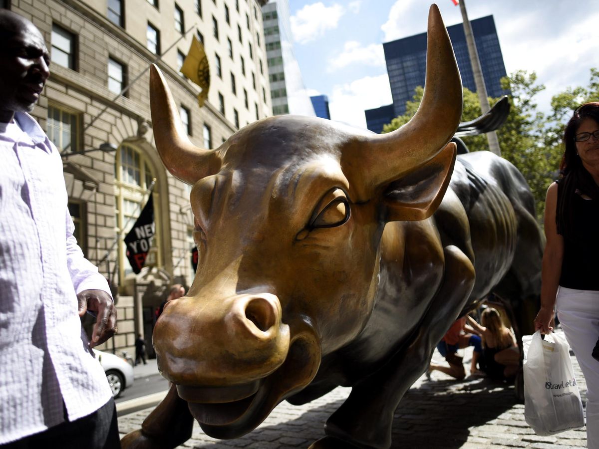 Foto: Estatua del toro en Nueva York. (EFE/Justin Lane)