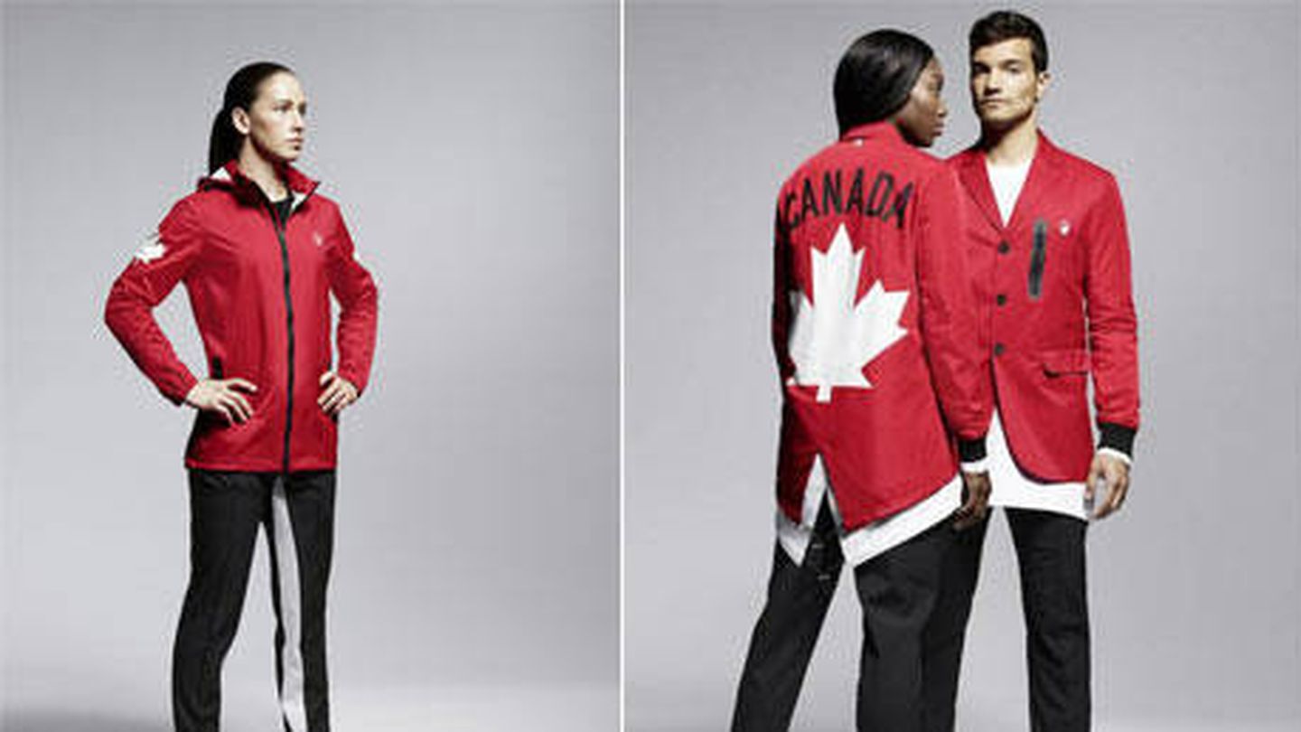 Foto oficial de los diseños de Canadá para los JJOO 2016. Cortesía