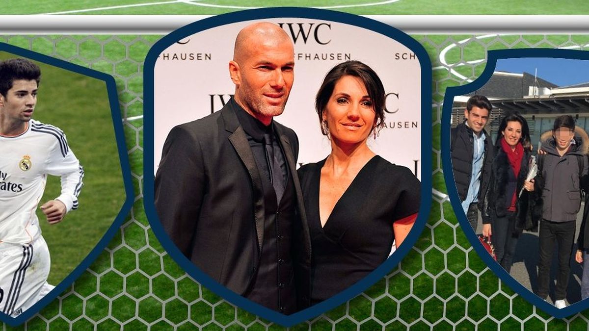 Véronique Zidane, la nueva 'jefa' del Real Madrid, y su gran familia de futbolistas
