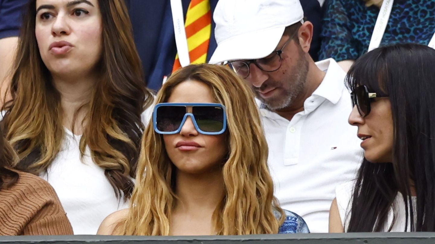Shakira, en Wimbledon. (EFE)