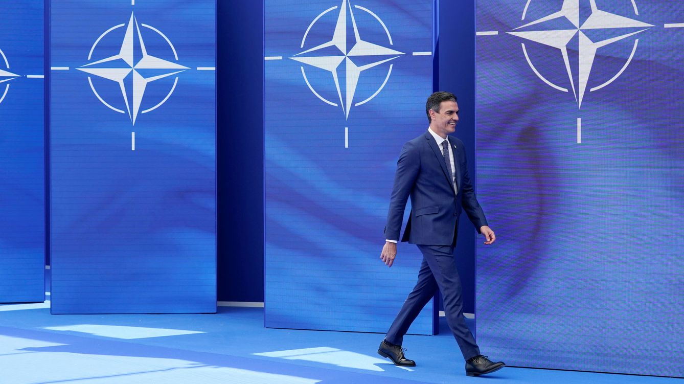 Foto: Pedro Sánchez en la cumbre de la OTAN en Bruselas, Bélgica. (Reuters)