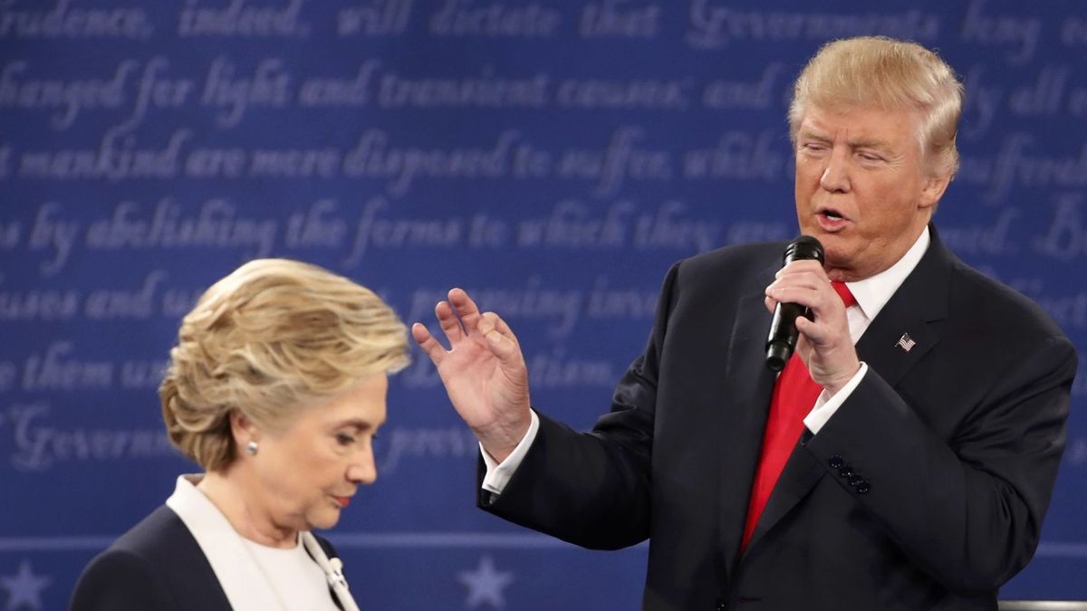 El debate entre Trump y Clinton, en directo: el magnate sale vivo tras cargar con todo