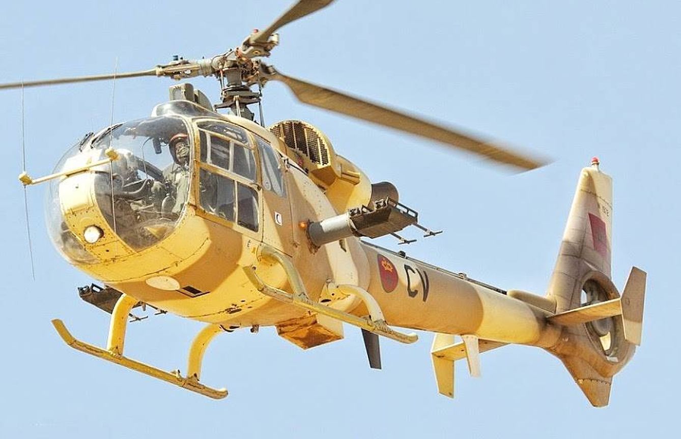 Helicóptero SA342 Gazelle de la Fuerza Aérea Marroquí (Peter Steehouwer)