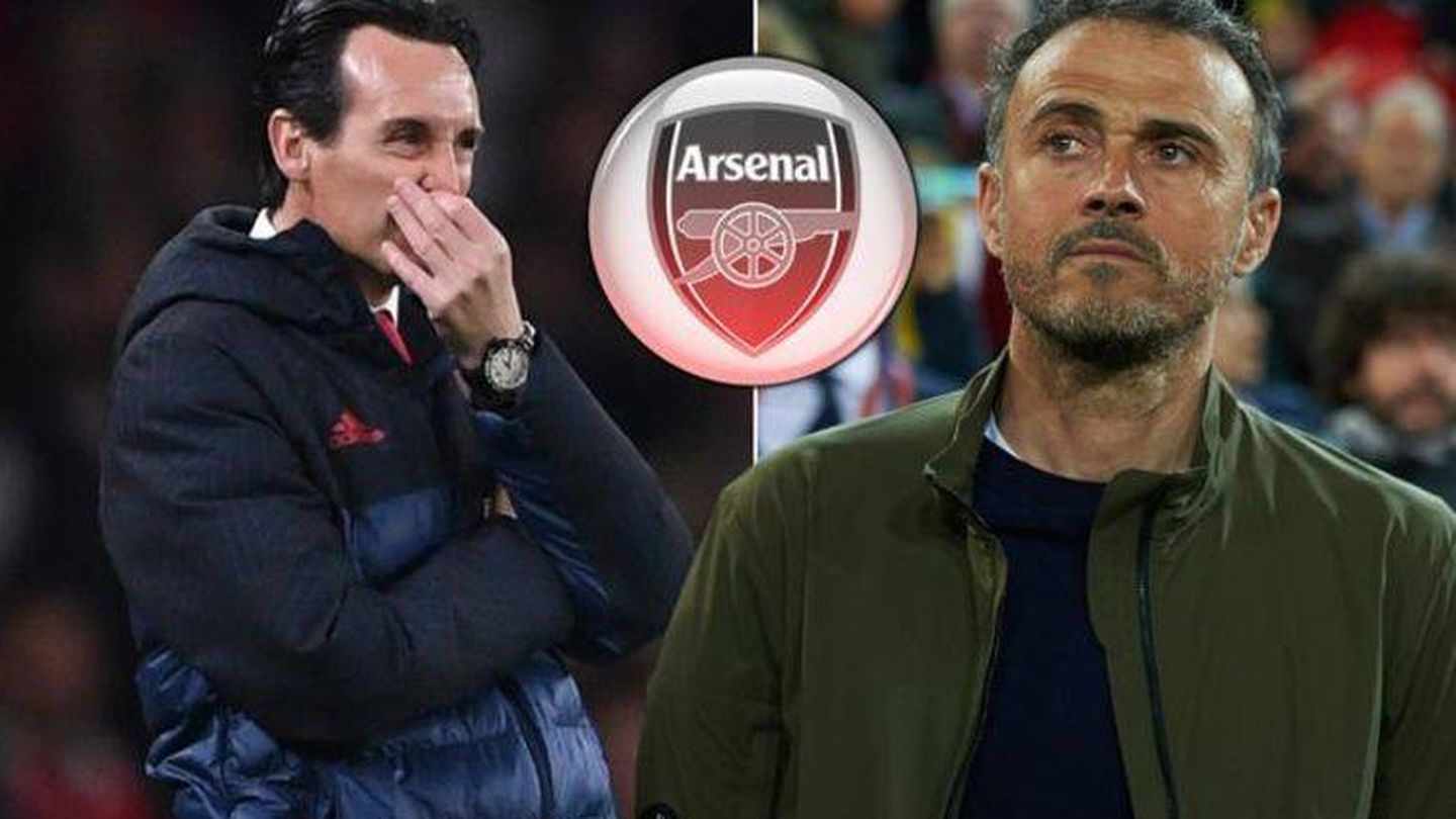 Unai Emery, ex entrenador del Arsenal, y Luis Enrique, otra vez seleccionador español. 