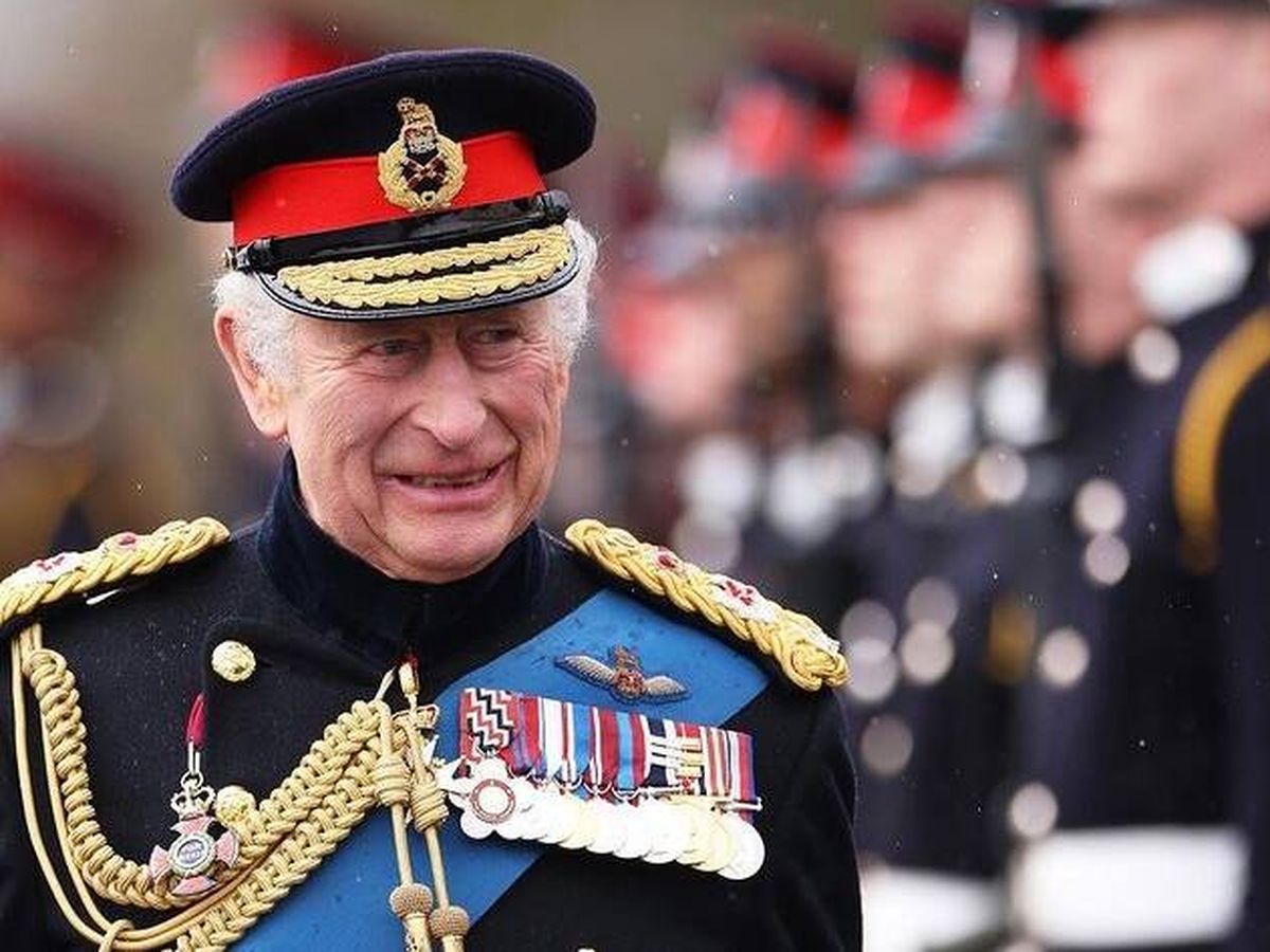 Foto: Carlos III, en un desfile de la Academia Militar Real Sandhurst. (Instagram/theroyalfamily)