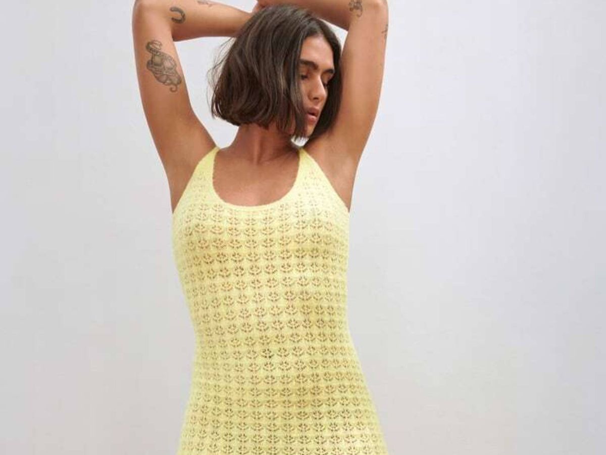 Foto: El vestido amarillo de la nueva colección de Zara. (Cortesía)