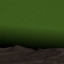 Foto: Recreación de Marte cubierto por un cielo verde (NASA/JPL-Caltech)