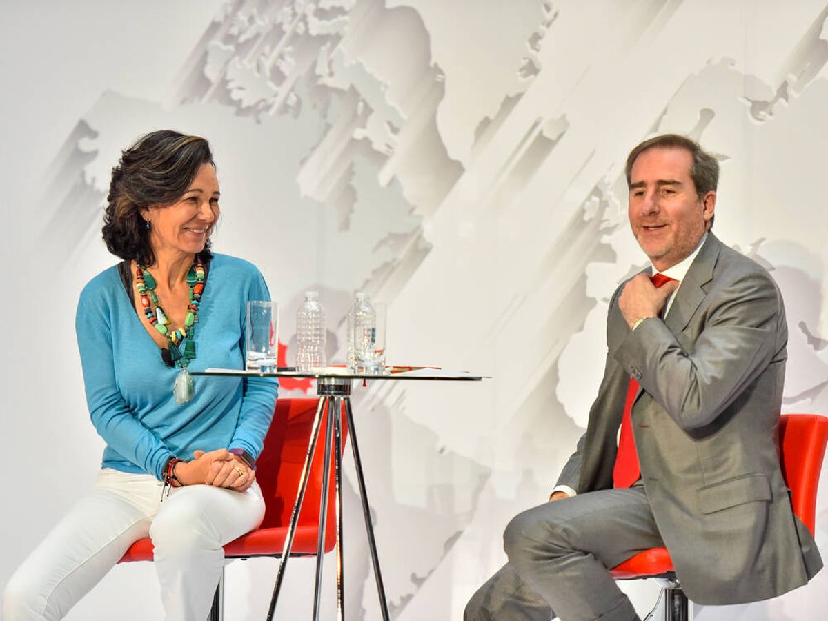 Foto: Ana Botín, presidenta de Santander, y Héctor Grisi, nuevo CEO. (Santander)