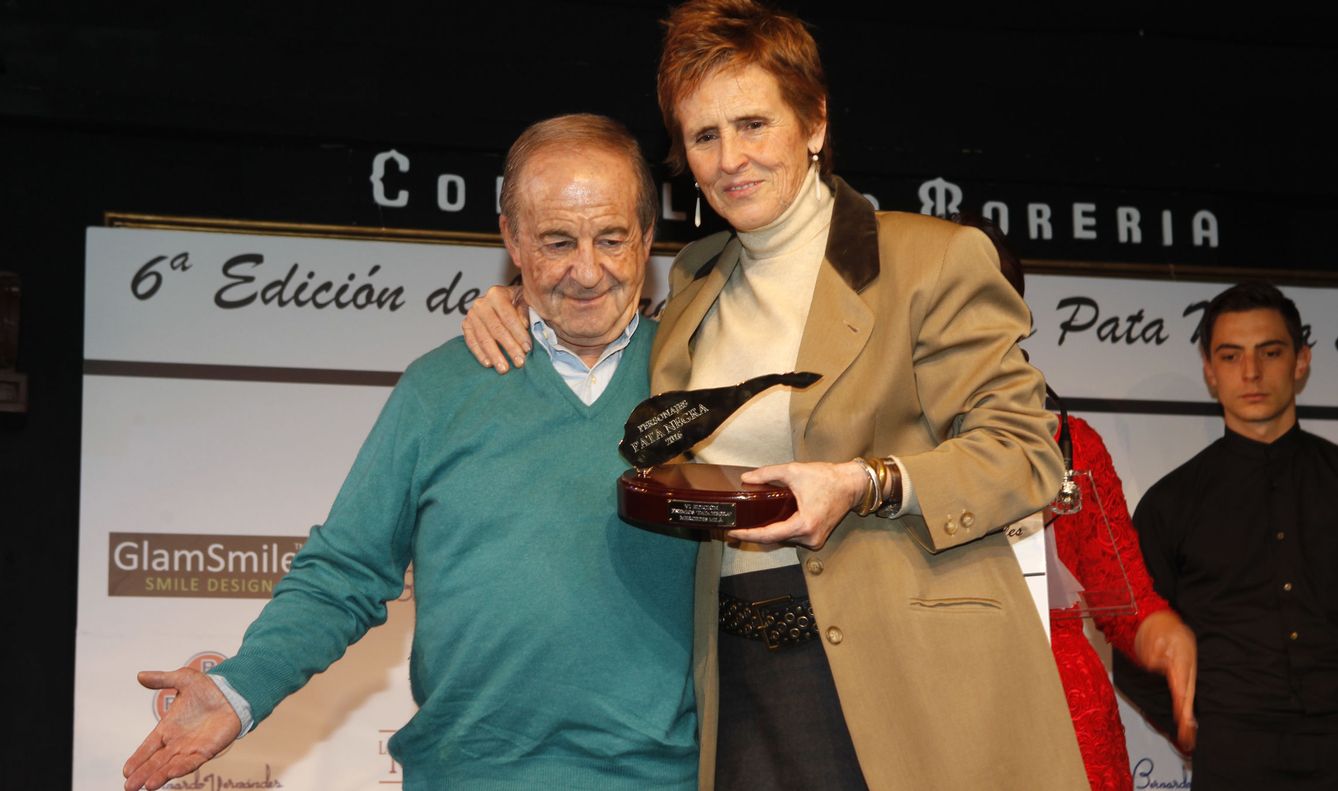 Mercedes Milá y José María García en los Premios Pata Negra 2016 (Gtres)
