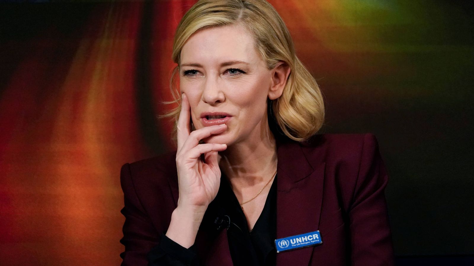 Foto: La actriz Cate Blanchett, en Davos 2018. (Reuters)