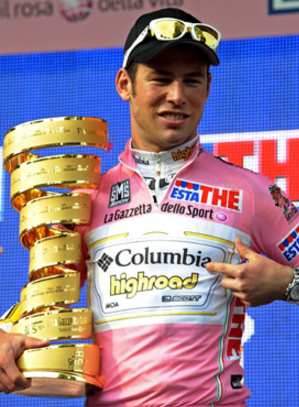 Foto: Mark Cavendish, primer líder del Giro de italia