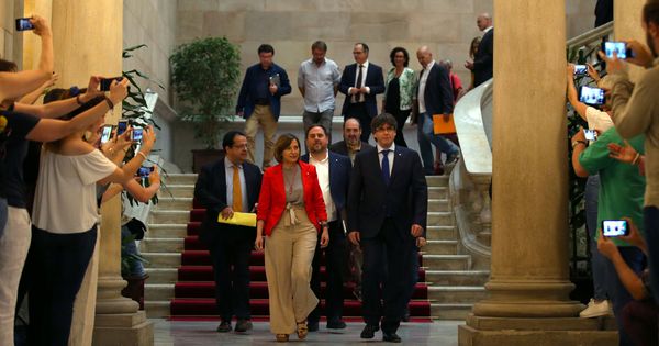 Foto: Reunión por el Pacto Nacional por el Referéndum. (Reuters)