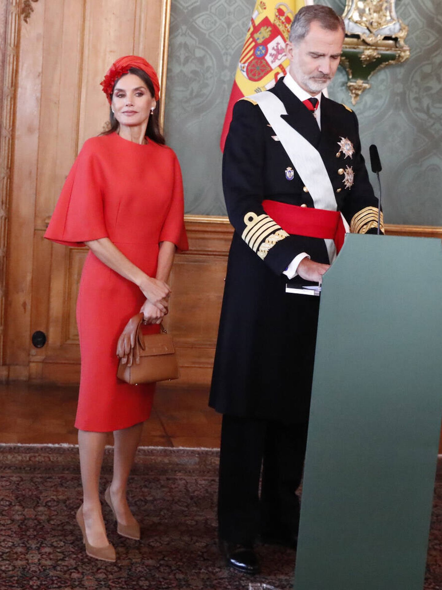 Felipe y Letizia, en el Palacio Real de Estocolmo. (Gtres)