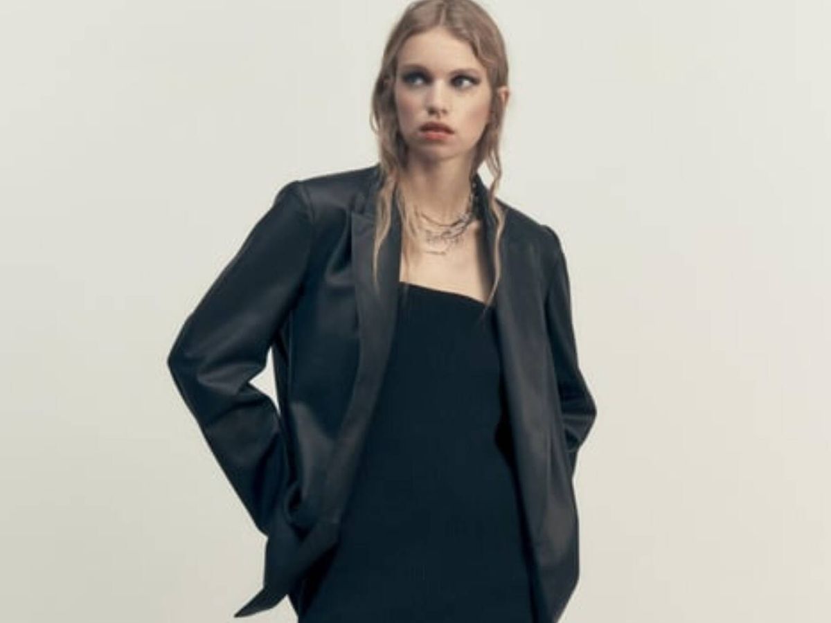 Foto: La blazer de cuero de Zara con la que sumar tendencia a tu estilo. (Cortesía)