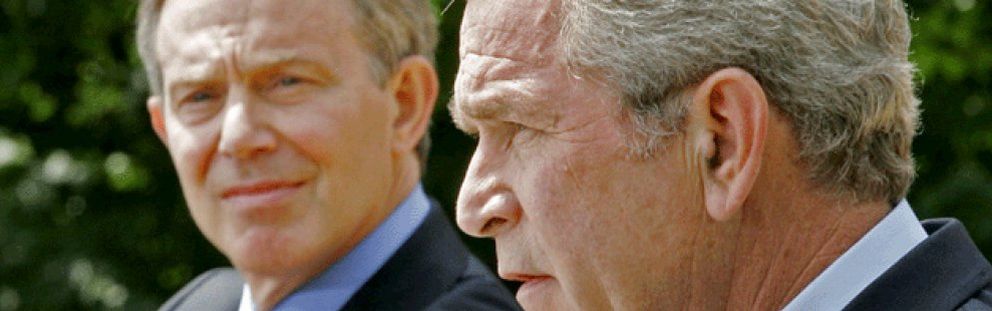 Foto: Blair y Bush reafirman su hermosa amistad
