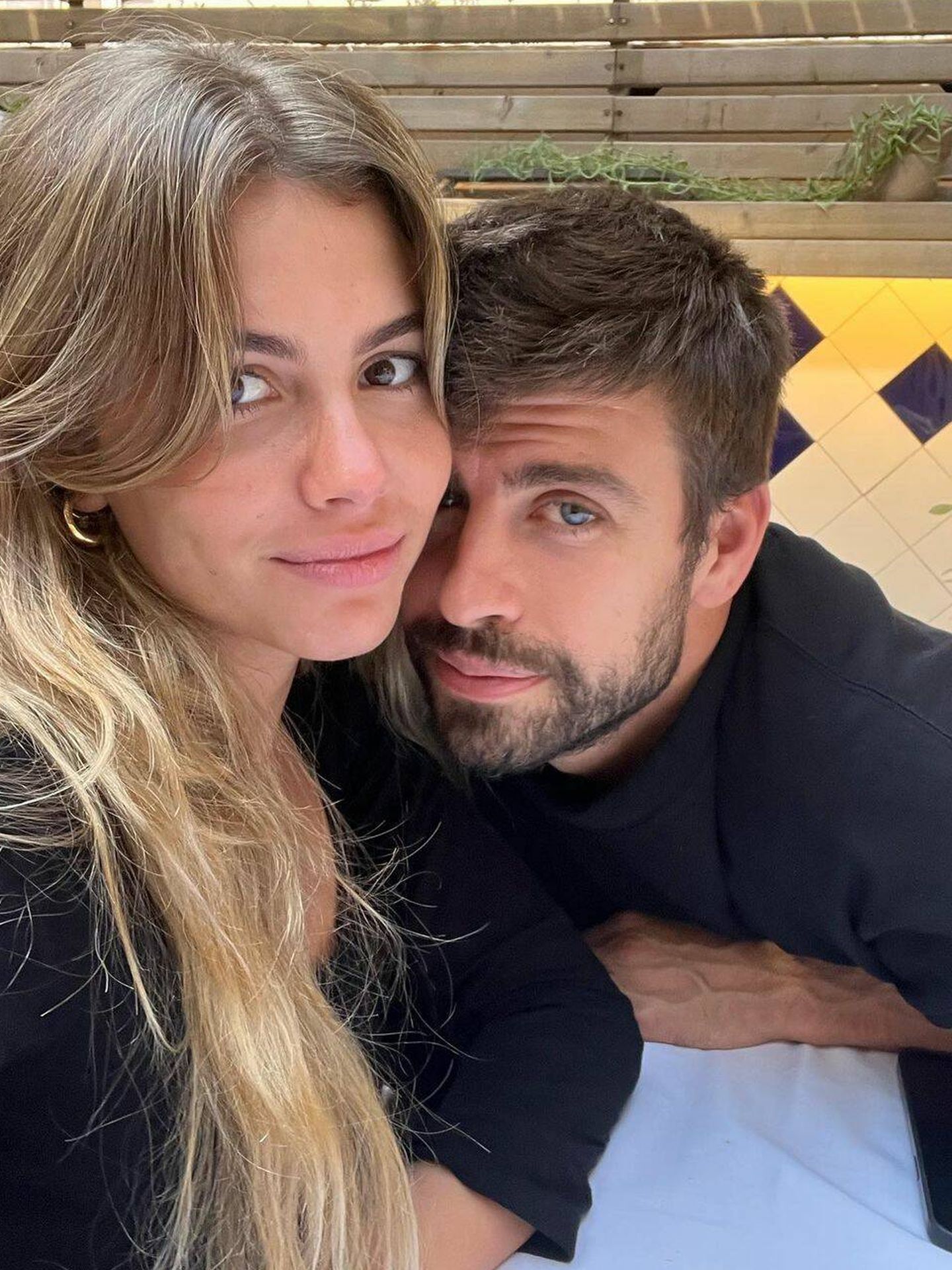 Clara Chía y Gerard Piqué. (Instagram)
