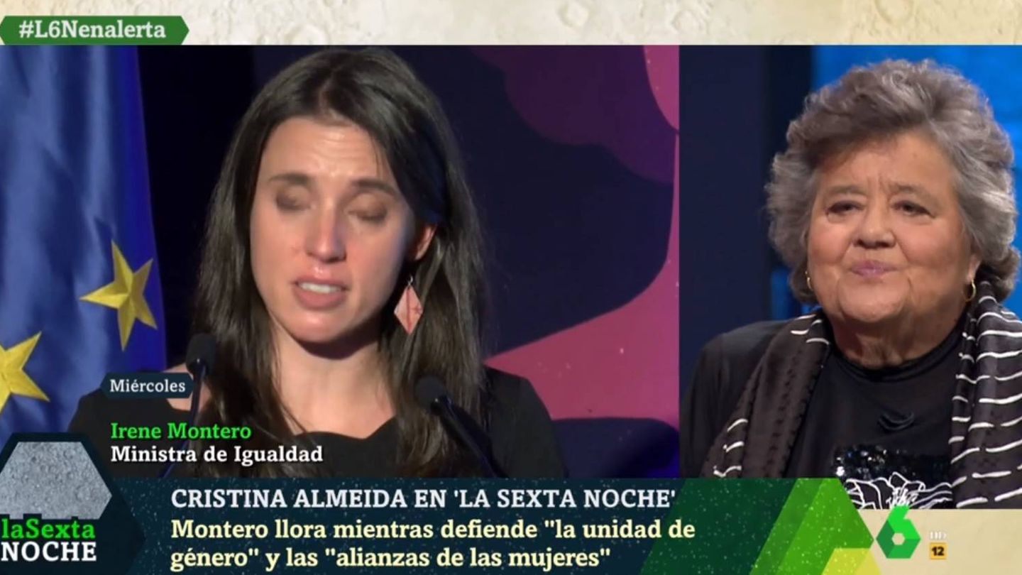 Cristina Almeida criticando a Montero. (La Sexta).