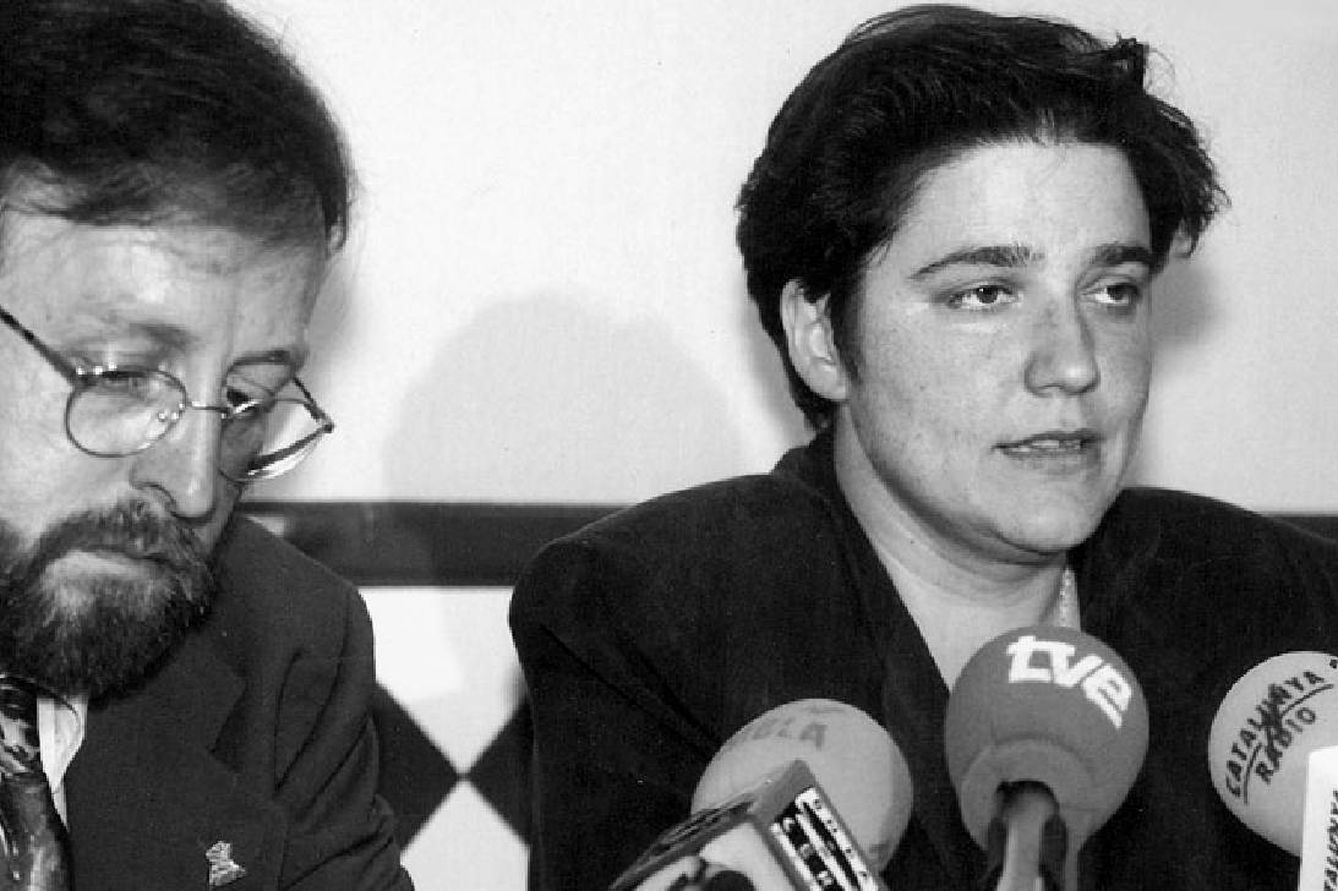 Pilar Rahola y Àngel Colom abandonaron ERC en 1996 para formar el Partit per la Independència.