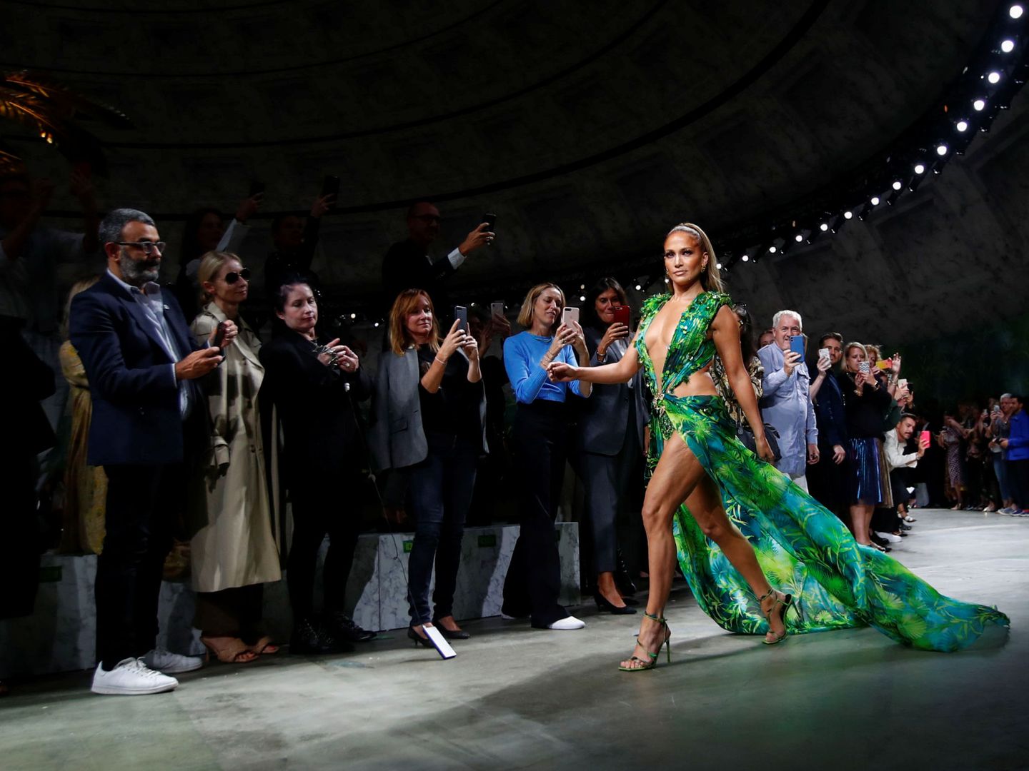 Jennifer Lopez es la noticia con mayúsculas en Milán (REUTERS)