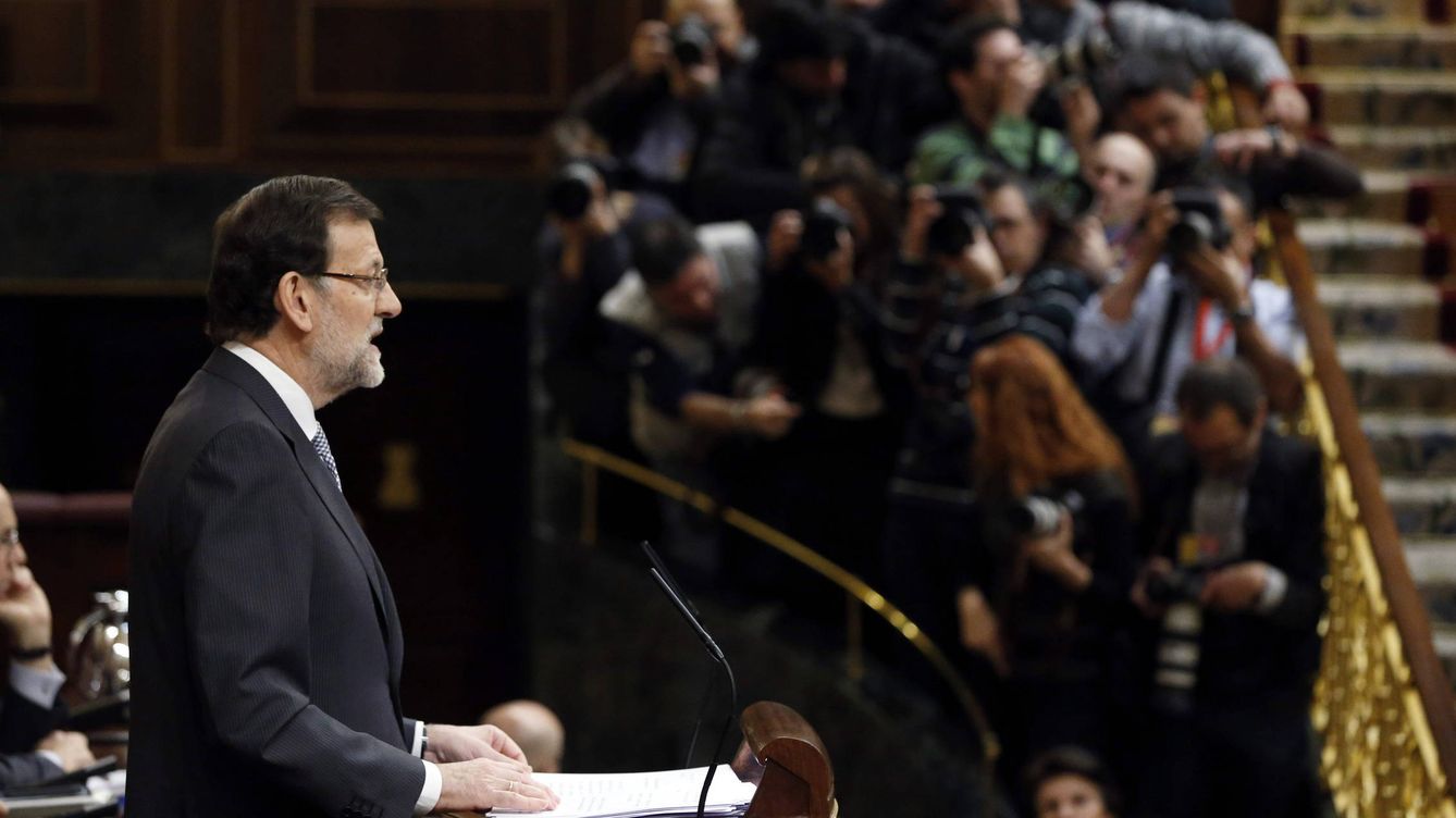 Foto: Rajoy en su primer debate del estado de la nación. (EFE)