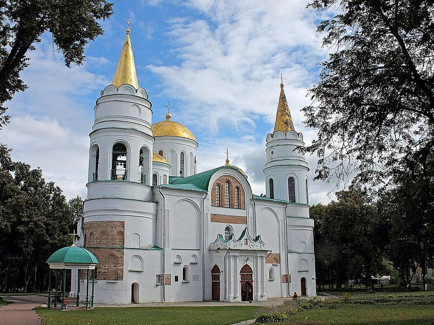 Iglesia de la Transfiguración de las cinco cúpulas, en Chérnigov. (Creative Commons) 