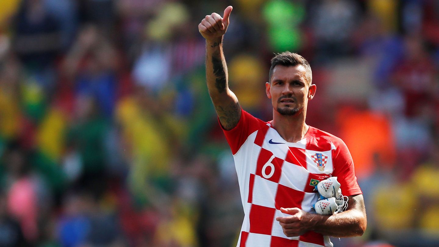Dejan Lovren durante un amistoso Brasil-Croacia en Anfield (Liverpool) el pasado 3 de junio | Reuters