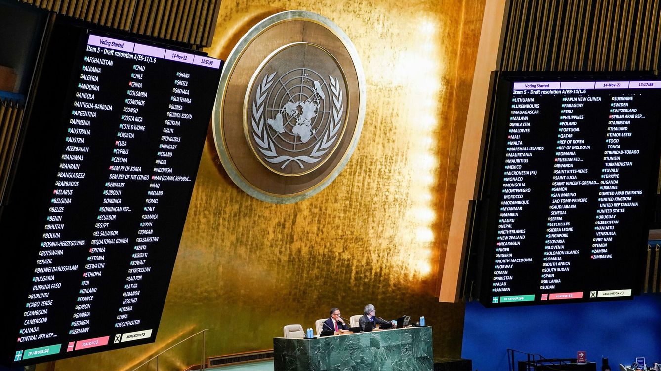 Foto: La Asamblea de la ONU. (Reuters/Eduardo Munoz)