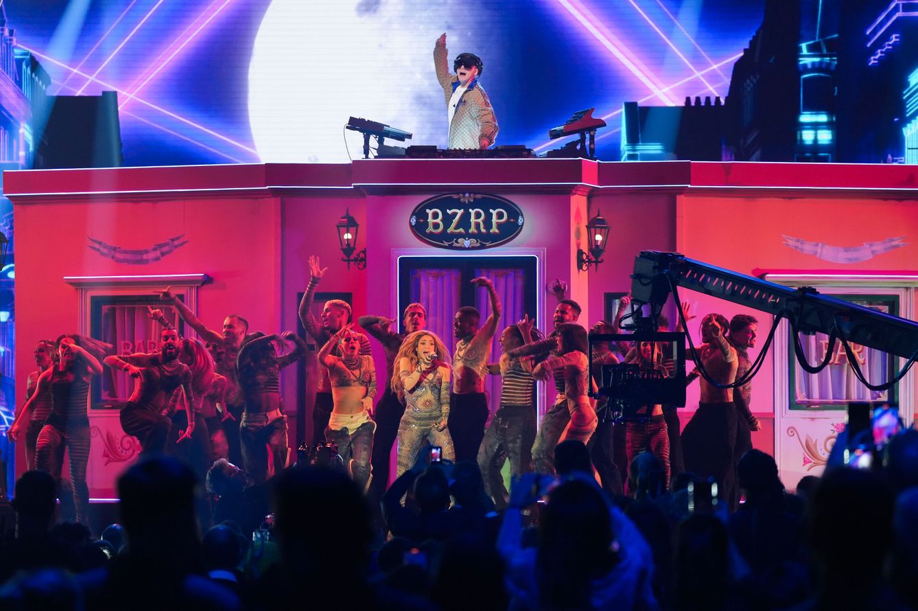 Actuación de Bizarrap con Shakira (Europa Press/María José López)