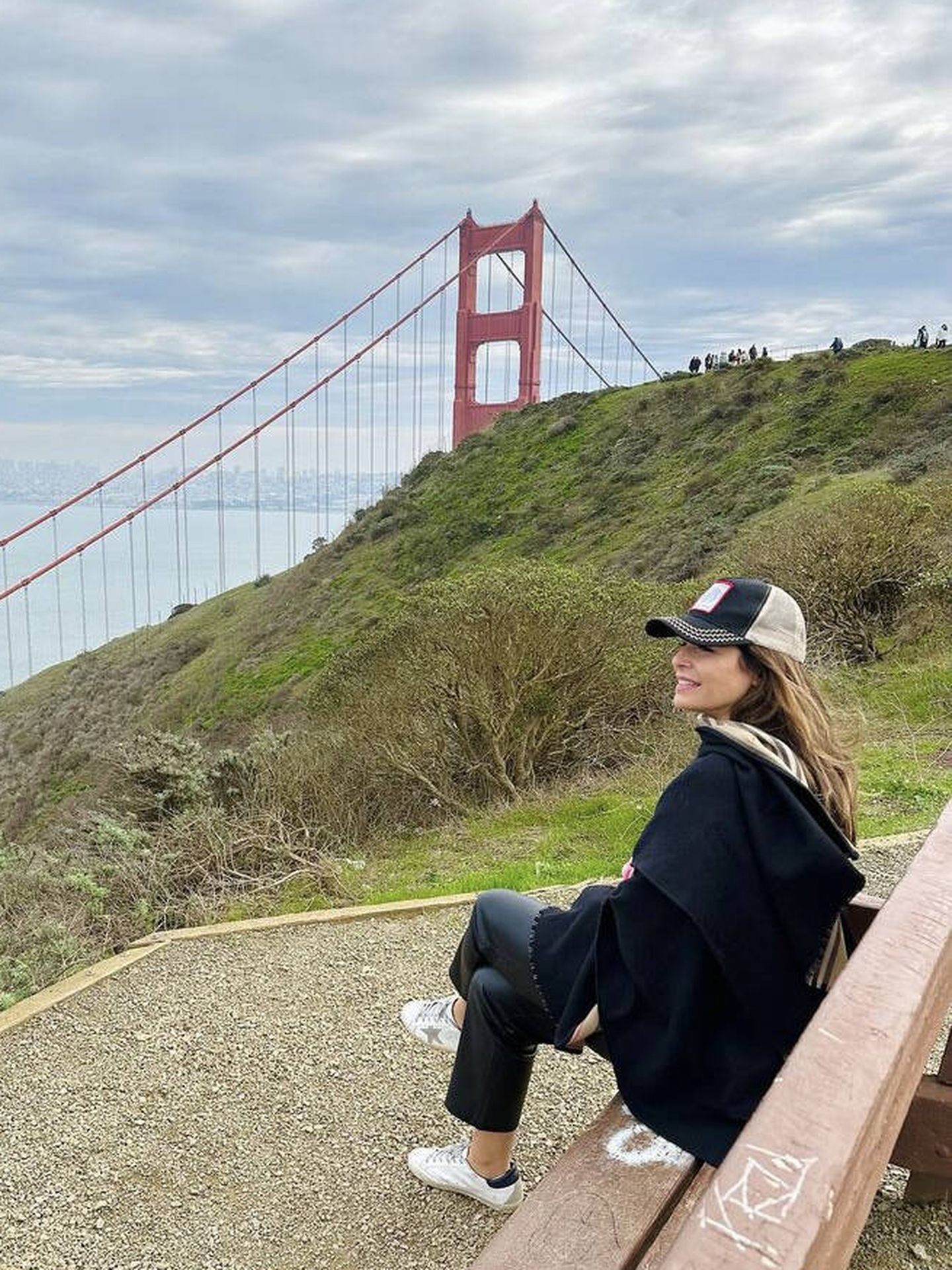 Nuria, junto al Golden Gate. (Instagram/@nuriarocagranell)
