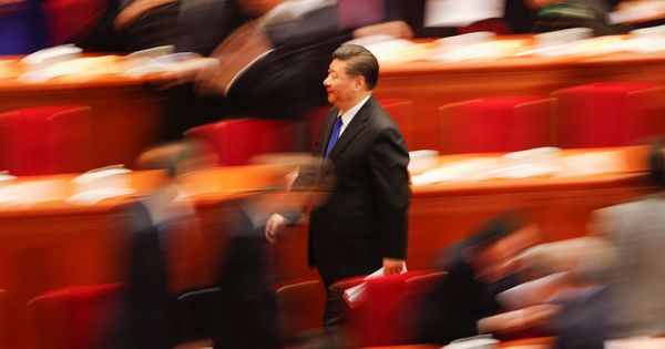Foto: El presidente chino Xi Jinping durante una sesión en el Gran Salón del Pueblo en Pekín, el 3 de marzo de 2018. (Reuters)
