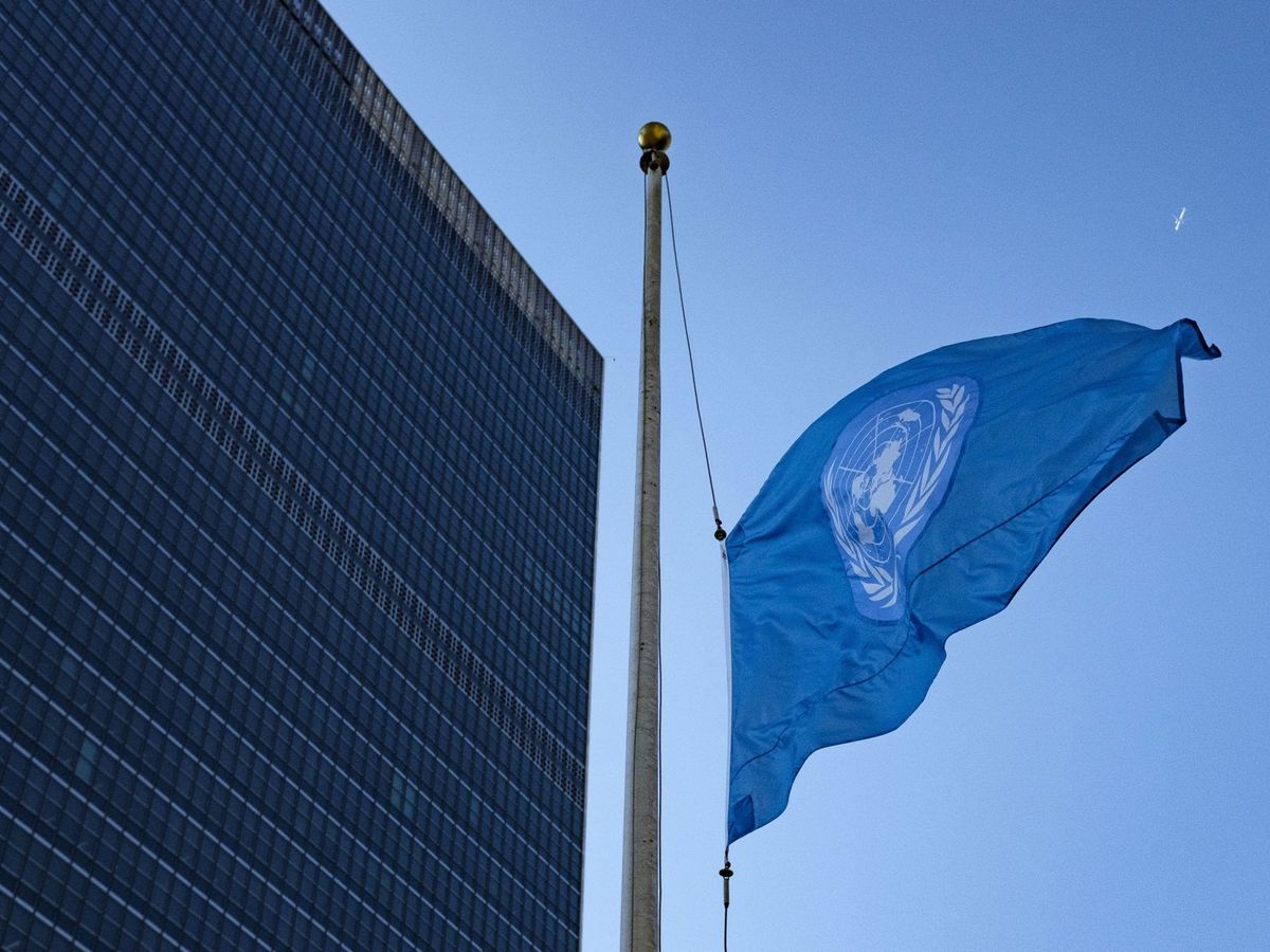 Foto: Bandera de la ONU. (EFE)