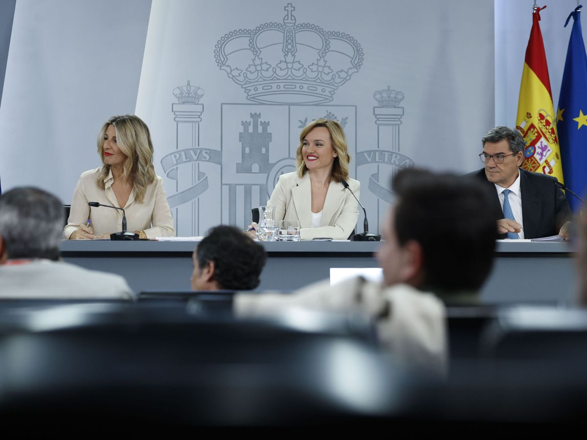 Foto: Rueda de prensa tras el Consejo de Ministros. (EFE/Mariscal)