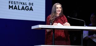 Post de Ángela Molina y su total look rojo de Dior con el que ha brillado en Málaga