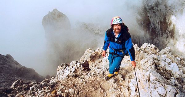 Foto: Reinhold Messner, en los Dolomitas. (EFE) 