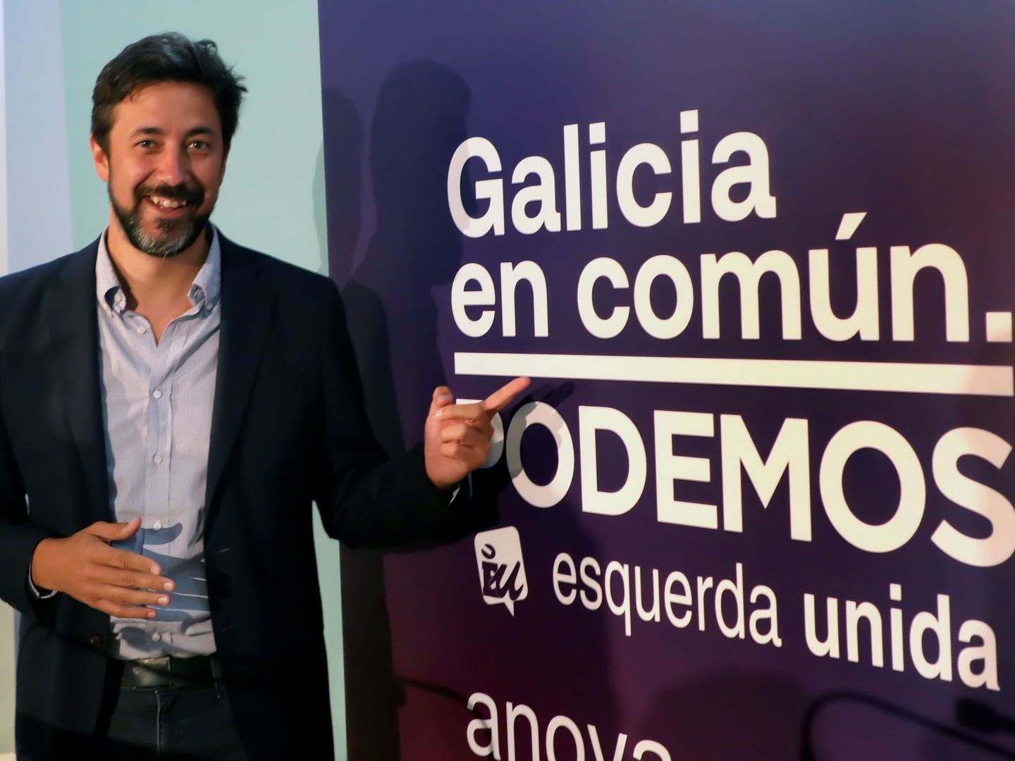 El candidato a la presidencia de la Xunta de Galicia de En Común-Anova Mareas, Antón Gómez-Reino (EFE)
