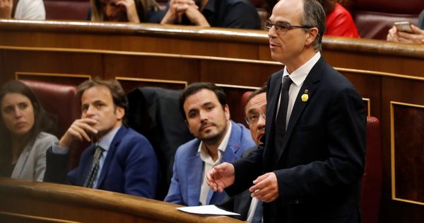 Foto: El diputado de JxCat Jordi Turull, en el Congreso. (EFE)