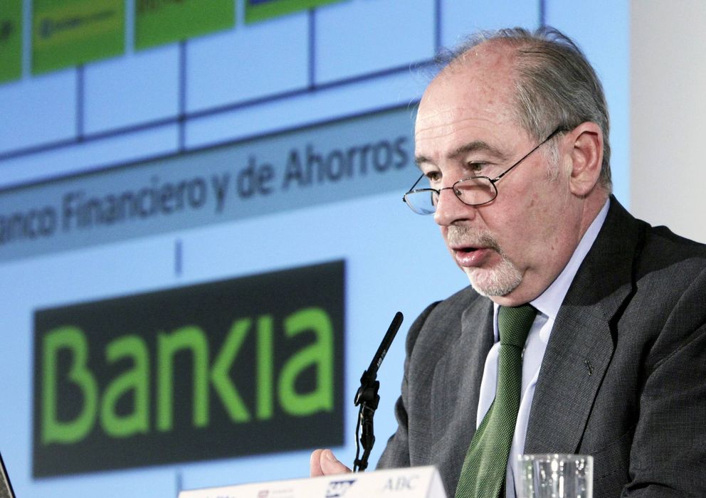Foto: El expresidente de Bankia Rodrigo Rato, uno de los 34 directivos de la entidad imputados en la causa abierta por la Audiencia Nacional 