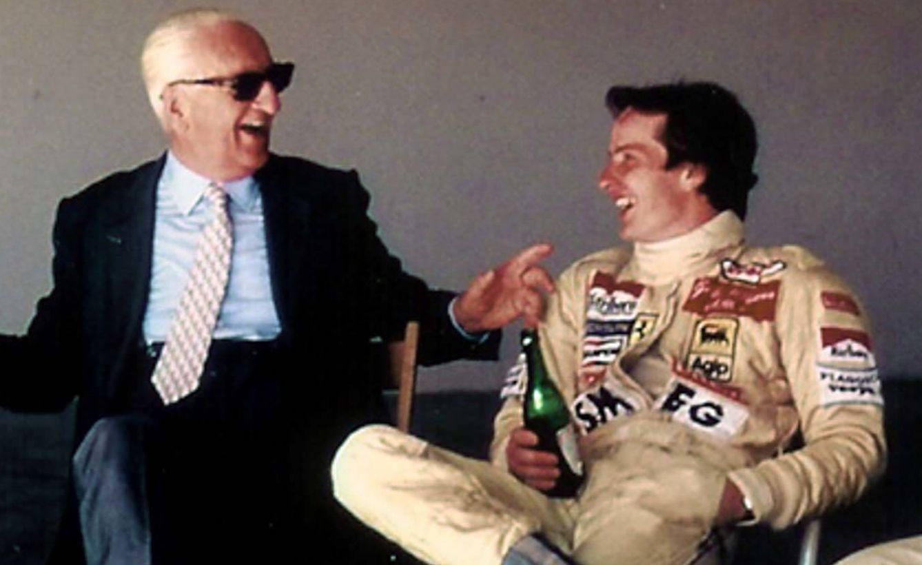 Gilles Villeneuve, uno de los mitos de la Scuderia, vivió su época en Ferrari con Mauro Forghieri. (Archivo) 