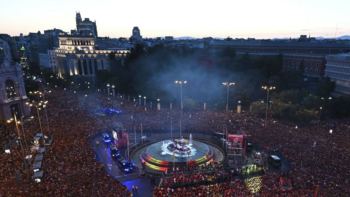 En qué terraza de Madrid terminó de festejar su triunfo la Selección Española de Fútbol