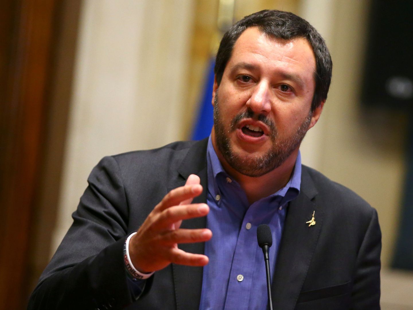 El ministro del Interior de Italia, Matteo Salvini. (Reuters)