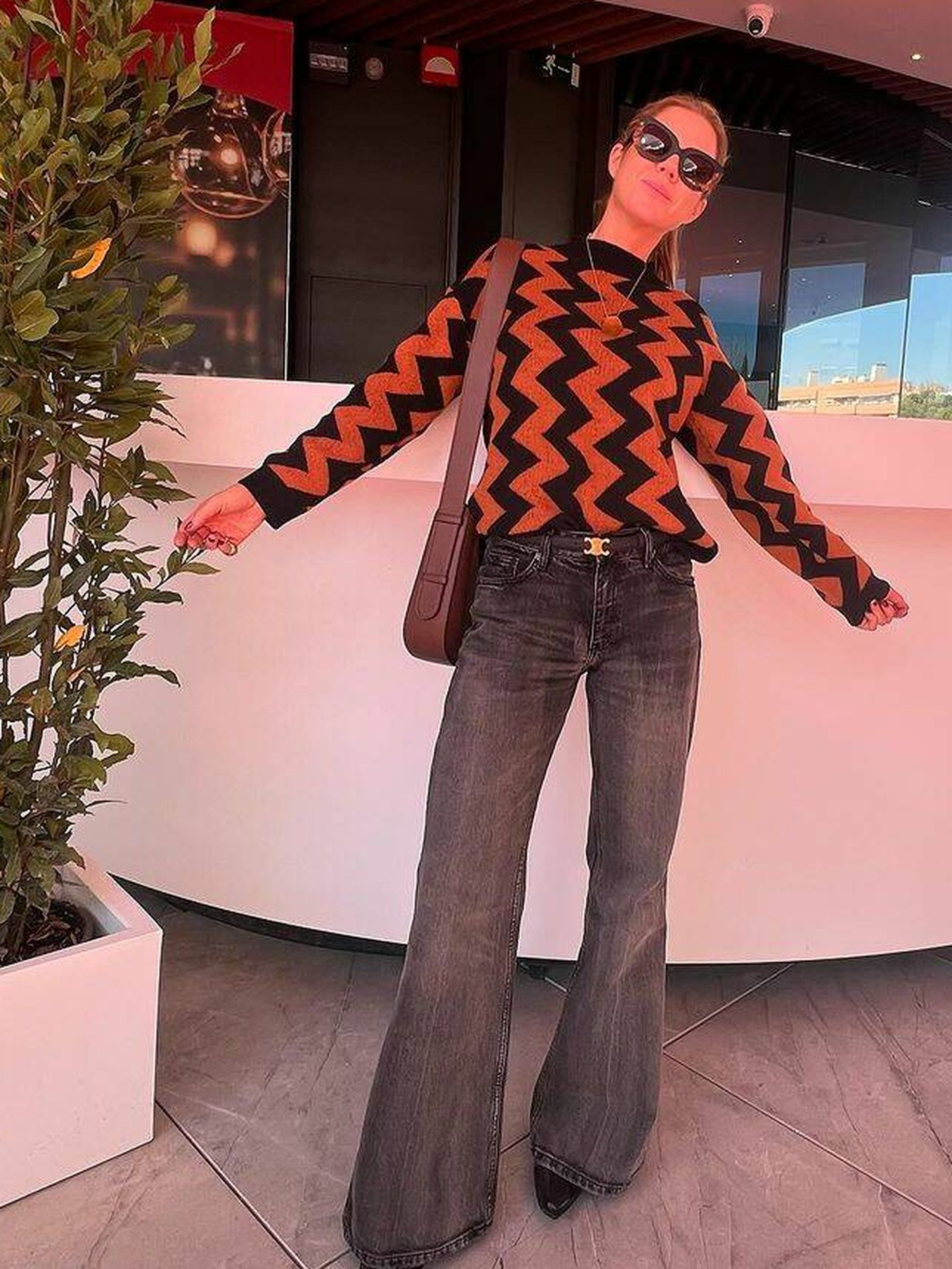 El nuevo look de Amelia Bono con prendas de Shein y Zara. (Instagram/@ameliabono)