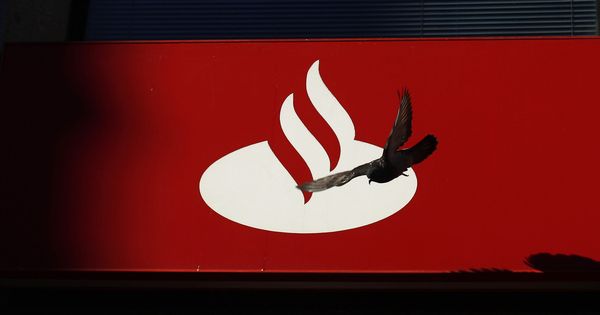 Foto: Logo del banco Santander (Reuters)